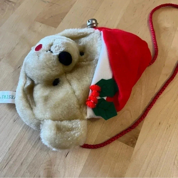 Silvestri Plush Stuffed Bear Purse Vintage - Picture 5 of 11